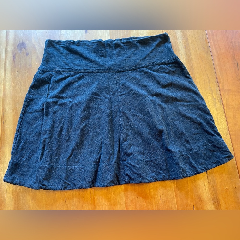 Aventura Dark Grey/Black skirt - M - organic cotton
